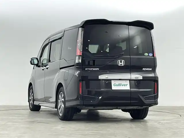 ホンダ ステップワゴン 福島県 2016(平28)年 4.9万km プレミアムスパークルブラックパール ホンダセンシング/・衝突軽減ブレーキ（CMBS）/・誤発進抑制機能/・アダプティブクルーズコントロール（ACC）/・車線維持支援システムシステム（LKAS）/純正ナビ　/型式:VXM-174VFXi/【CD/DVD/FM/AM/BT/フルセグＴＶ】/・バックカメラ/・ＥＴＣ/・ドライブレコーダー/両側パワースライドドア/わくわくゲート/LEDヘッドライト/スマートキー/・プッシュスタート/純正フロアマット/アイドリングストップ