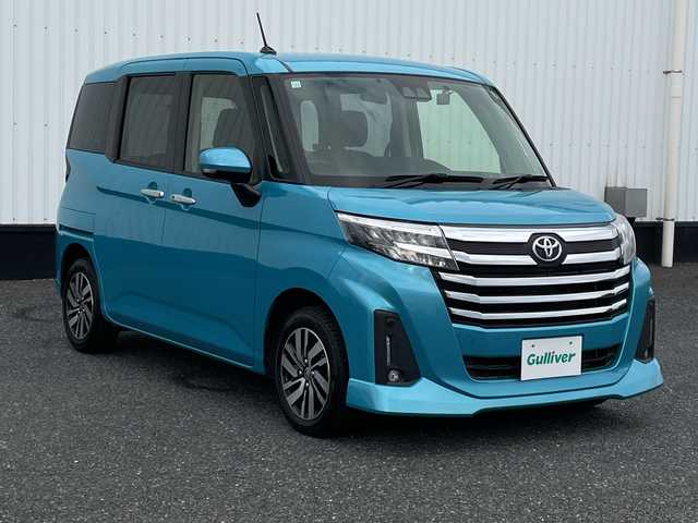 トヨタ ルーミー カスタムG 千葉県 2020(令2)年 2.1万km ターコイズブルーマイカメタリック 純正9インチディスプレイオーディオ/(フルセグTV/BT/FM/AM)/ドライブレコーダー前後/衝突被害軽減システム/バックカメラ/追従式クルーズコントロール/両側パワースライドドア/横滑り防止装置/ビルトインETC/アイドリングストップ/LEDヘッドライト/フォグランプ/オートライト/ウィンカーミラー/電動格納ミラー/純正14インチAW/シートリフター/ブレーキホールド/電子制御パーキング/プッシュスタート/スマートキー/フロアマット/スペアキー/取扱説明書