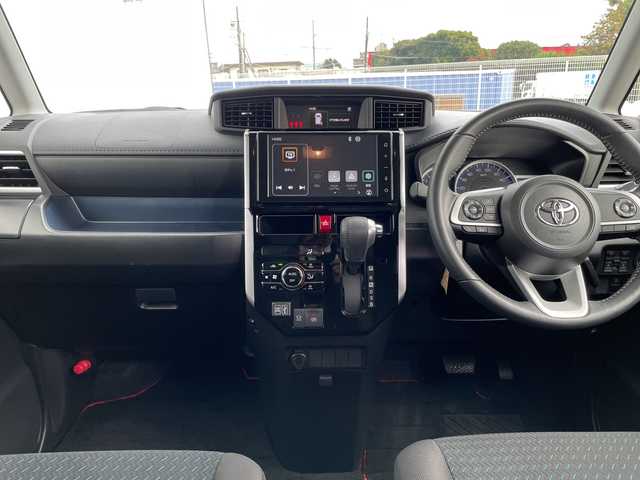 トヨタ ルーミー カスタムG 千葉県 2020(令2)年 2.1万km ターコイズブルーマイカメタリック 純正9インチディスプレイオーディオ/(フルセグTV/BT/FM/AM)/ドライブレコーダー前後/衝突被害軽減システム/バックカメラ/追従式クルーズコントロール/両側パワースライドドア/横滑り防止装置/ビルトインETC/アイドリングストップ/LEDヘッドライト/フォグランプ/オートライト/ウィンカーミラー/電動格納ミラー/純正14インチAW/シートリフター/ブレーキホールド/電子制御パーキング/プッシュスタート/スマートキー/フロアマット/スペアキー/取扱説明書