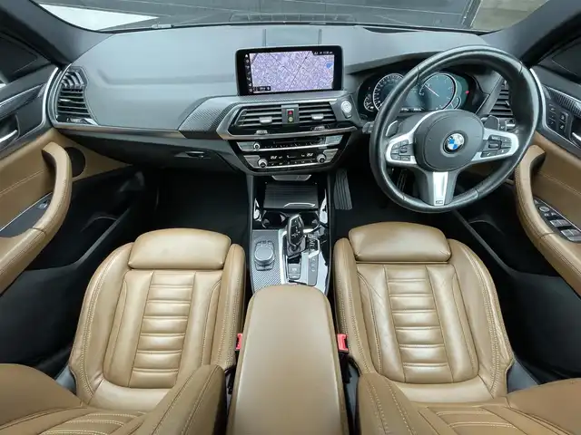 ＢＭＷ Ｘ３ xDrive20d Mスポーツ 静岡県 2019(令1)年 3.8万km サファイアブラックP ヘッドアップディスプレイ/メモリー付きパワーシート/茶革/シートヒーター/ワイヤレス充電/iDrive/(Bluetooth/CD/DVD/USB/AM/FM)/コンフォートアクセス/ACC/インテリジェントセーフティー/ブラインドスポットモニター/電動リアゲート/360°カメラ/LEDライト/純正19インチアルミホイール/ミラー型ETC/ドライブレコーダー/保証書/取扱説明書