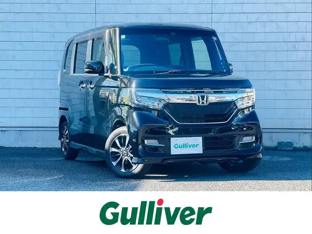 ホンダ Ｎ ＢＯＸ カスタム G L ホンダセンシング 大分県 2018(平30)年 3.8万km クリスタルブラックパール 〇社外メモリーナビ（AVIC-RZ802）/　CD/DVD/MSV/BT/フルセグ/〇バックカメラ/〇ETC/〇ホンダセンシング/〇ACC/〇LKA/〇横滑り防止/〇純正LEDヘッドライト/〇純正フォグランプ/〇片側パワースライドドア/〇ECONモード/〇フロアマット/〇ドアバイザー/〇プライバシーガラス/〇保証書/〇スペアキー/〇スマートキー/〇エンジンプッシュスタート