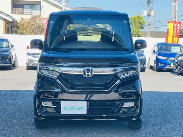 ホンダ Ｎ ＢＯＸ カスタム G L ホンダセンシング 大分県 2018(平30)年 3.8万km クリスタルブラックパール 〇社外メモリーナビ（AVIC-RZ802）/　CD/DVD/MSV/BT/フルセグ/〇バックカメラ/〇ETC/〇ホンダセンシング/〇ACC/〇LKA/〇横滑り防止/〇純正LEDヘッドライト/〇純正フォグランプ/〇片側パワースライドドア/〇ECONモード/〇フロアマット/〇ドアバイザー/〇プライバシーガラス/〇保証書/〇スペアキー/〇スマートキー/〇エンジンプッシュスタート