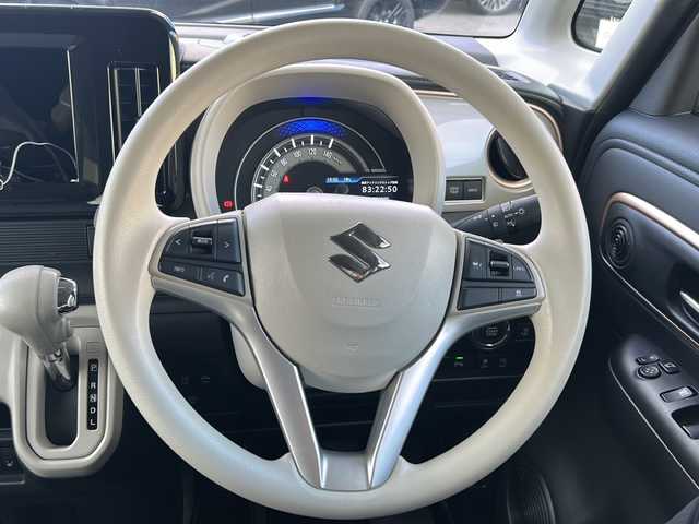 スズキ ワゴンＲ スマイル HYBRID X 三重県 2022(令4)年 3.8万km ピュアホワイトP シートヒーター /コーナーセンサー /スペアキー /両側パワースライドドア /USB給電ポート /レーダークルーズコントロール /レーンキープアシスト /ステアリングスイッチ/純正フロアマット /LEDヘッドライト /オートハイビーム /オートライト/禁煙車
