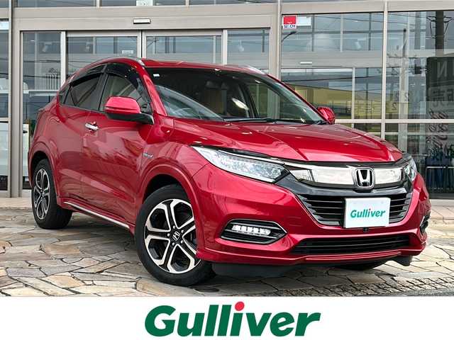 ホンダ ヴェゼル ハイブリッド Z ホンダセンシング 静岡県 2020(令2)年 3.9万km プレミアムクリスタルレッドM 純正ナビ/・CD/DVD/ipod/SD/USB/AUX/Bluetooth/・ラジオ/フルセグTV/主要装備/・シートヒーター　/・レーンキープアシスト　/・コーナーセンサー　/・ホールド　/・ヒーテッドドアミラー　/・ＥＴＣ　/・ステアリングリモコン　/・オートライト　/・パドルシフト　/・レーダークルーズコントロール　/・パドルシフト/・プッシュスタート/・スマートキー/・バックカメラ/・純正アルミホイール