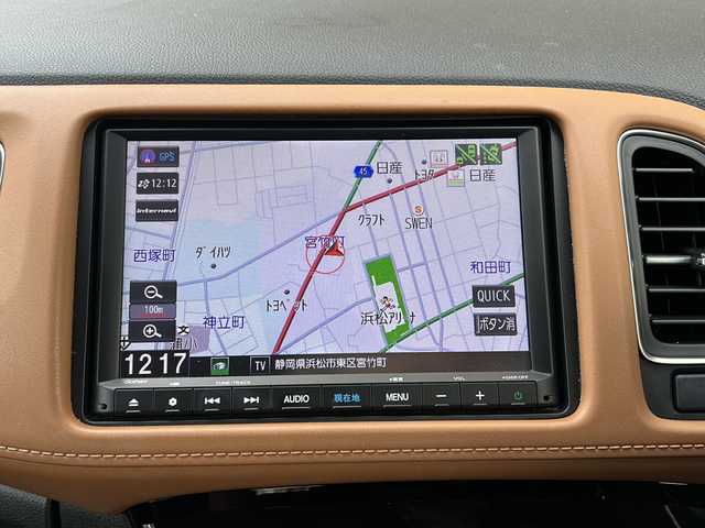 ホンダ ヴェゼル ハイブリッド Z ホンダセンシング 静岡県 2020(令2)年 3.9万km プレミアムクリスタルレッドM 純正ナビ/・CD/DVD/ipod/SD/USB/AUX/Bluetooth/・ラジオ/フルセグTV/主要装備/・シートヒーター　/・レーンキープアシスト　/・コーナーセンサー　/・ホールド　/・ヒーテッドドアミラー　/・ＥＴＣ　/・ステアリングリモコン　/・オートライト　/・パドルシフト　/・レーダークルーズコントロール　/・パドルシフト/・プッシュスタート/・スマートキー/・バックカメラ/・純正アルミホイール