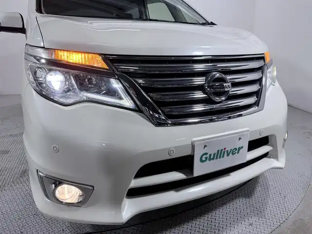 日産 セレナ HWS S HV Vセレ +SeftyⅡ 大阪府 2015(平27)年 4.5万km ブリリアントホワイトパール 純正ナビTV 360カメラ 両側パワースライドドア クルーズコントロール 衝突軽減ブレーキ レーンアシスト スマートキー プッシュスタート リアオートエアコン クリアランスソナー ETC