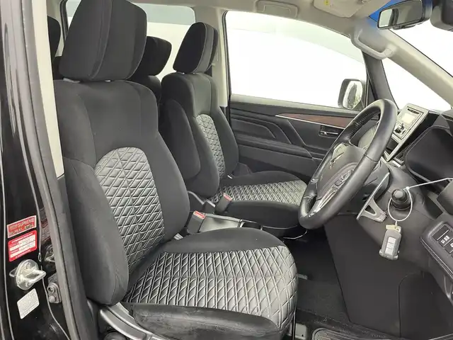 三菱 デリカＤ：５ G 富山県 2019(令1)年 4.1万km ダイヤモンドブラックマイカ 4WD/社外オーディオ（カロツェリアFH-4400）/　　　－－CD、bluetooth/全周囲カメラ/ETC/純正１８インチAW/両側パワースライドドア/ACC/衝突軽減/レーンキープ/スマートキー/プッシュスタート/オートライト/LEDヘッドライト/フォグ/純正バイザー/パドルシフト/オートホールド/スペアキー