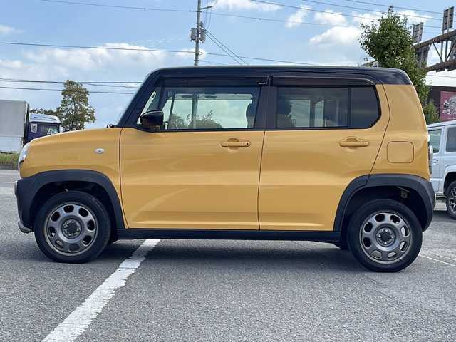 スズキ ハスラー G 徳島県 2019(平31)年 7.6万km アクティブイエロー/ブラック2トーンルーフ 7インチナビ/シートヒーター（D+N席）/デュアルカメラブレーキサポート/ハロゲンヘッドライト/ステアリングスイッチ/ETC/電格ミラー/ドアバイザー/プッシュスタート/スマートキー/スペアキー/保証書/取扱説明書