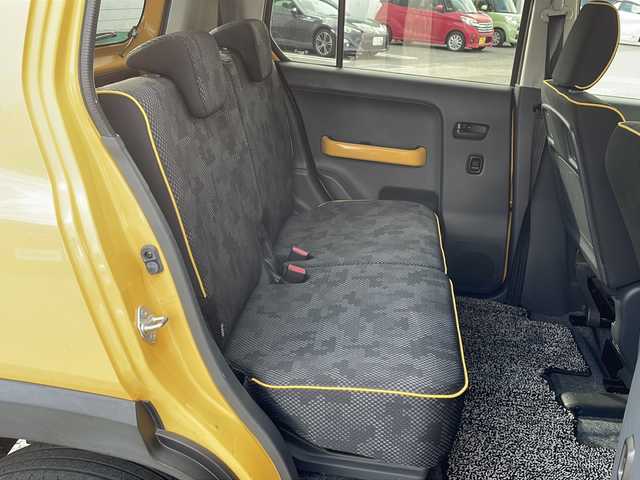 スズキ ハスラー G 徳島県 2019(平31)年 7.6万km アクティブイエロー/ブラック2トーンルーフ 7インチナビ/シートヒーター（D+N席）/デュアルカメラブレーキサポート/ハロゲンヘッドライト/ステアリングスイッチ/ETC/電格ミラー/ドアバイザー/プッシュスタート/スマートキー/スペアキー/保証書/取扱説明書