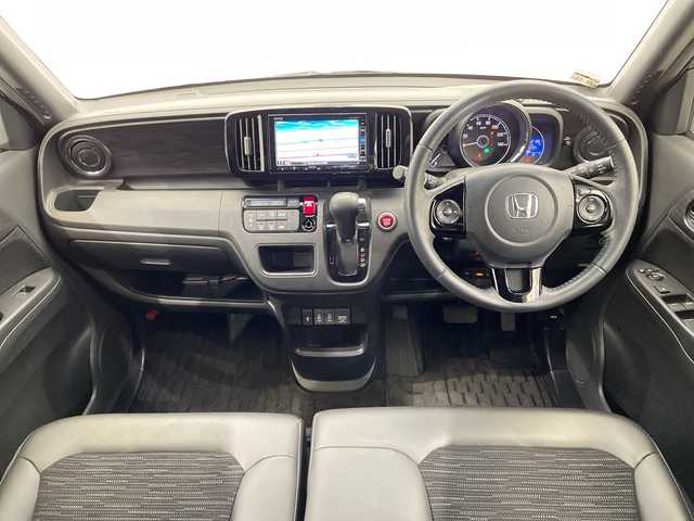 ホンダ Ｎ ＯＮＥ プレミアム 栃木県 2018(平30)年 2.2万km ミッドナイトブルービームM 純正ナビ/(CD/DVD/ワンセグTV/Bluetooth/SD/AUX//USB/ipod)/バックカメラ/ビルトインETC/ハーフレザーシート/禁煙車/オートライト/HIDヘッドライト/横滑り防止装置/スマートキー/プッシュスタート/アイドリングストップ/ウィンアーミラー/純正14インチアルミホイール/純正フロアマット