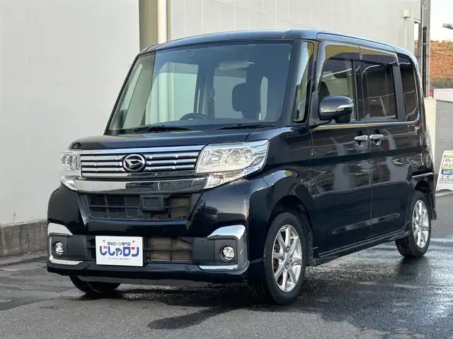 ダイハツ タント カスタム X 福島県 2016(平28)年 8.3万km ブラックマイカメタリック (株)IDOMが運営する【じしゃロン福島店】の自社ローン専用車両になります。こちらは現金またはオートローンご利用時の価格です。自社ローンご希望の方は別途その旨お申付け下さい/社外ナビ（パイオニア）/フルセグテレビ/LEDヘッドライト/Bluetooth　AUDIO/フォグライト/片側パワースライドドア/オートエアコン/ETC/サンシェード
