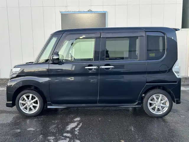 ダイハツ タント カスタム X 福島県 2016(平28)年 8.3万km ブラックマイカメタリック (株)IDOMが運営する【じしゃロン福島店】の自社ローン専用車両になります。こちらは現金またはオートローンご利用時の価格です。自社ローンご希望の方は別途その旨お申付け下さい/社外ナビ（パイオニア）/フルセグテレビ/LEDヘッドライト/Bluetooth　AUDIO/フォグライト/片側パワースライドドア/オートエアコン/ETC/サンシェード