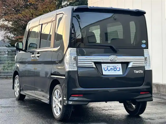 ダイハツ タント カスタム X 福島県 2016(平28)年 8.3万km ブラックマイカメタリック (株)IDOMが運営する【じしゃロン福島店】の自社ローン専用車両になります。こちらは現金またはオートローンご利用時の価格です。自社ローンご希望の方は別途その旨お申付け下さい/社外ナビ（パイオニア）/フルセグテレビ/LEDヘッドライト/Bluetooth　AUDIO/フォグライト/片側パワースライドドア/オートエアコン/ETC/サンシェード