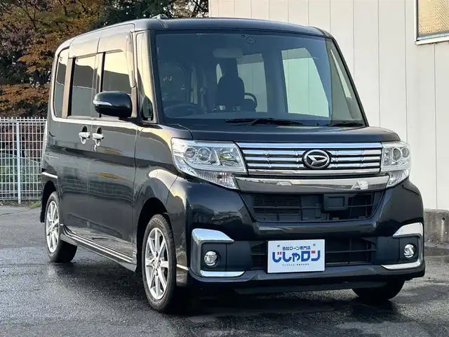 ダイハツ タント カスタム X 福島県 2016(平28)年 8.3万km ブラックマイカメタリック (株)IDOMが運営する【じしゃロン福島店】の自社ローン専用車両になります。こちらは現金またはオートローンご利用時の価格です。自社ローンご希望の方は別途その旨お申付け下さい/社外ナビ（パイオニア）/フルセグテレビ/LEDヘッドライト/Bluetooth　AUDIO/フォグライト/片側パワースライドドア/オートエアコン/ETC/サンシェード