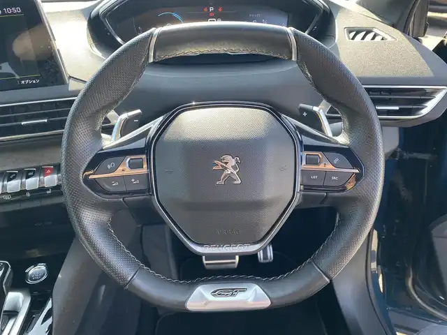 プジョー ３００８ GT ハイブリッド4 福岡県 2021(令3)年 2.2万km 青 ・1オーナー/・サンルーフ/・アクティブクルーズコントロール/・carplay/Bluetooth/USB/・バックカメラ/・ハーフレザーシート/シートヒーター/・ドライブレコーダー/・ETC/・純正18AW/・LEDライト/・ブラインドスポット/・パワーバックドア/・保証書/・取扱説明書