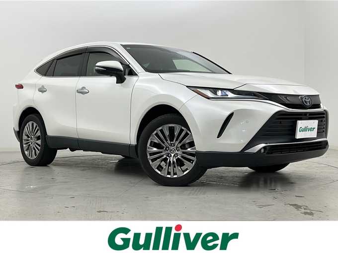 新着情報“ハリアーハイブリッドZ レザーパッケージ”2021年式ホワイトパールクリスタルシャイン入荷しました！