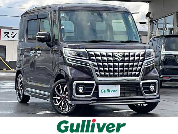 新着情報“スペーシアカスタムハイブリッドXSターボ”2022年式ムーンライトバイオレットPM入荷しました！