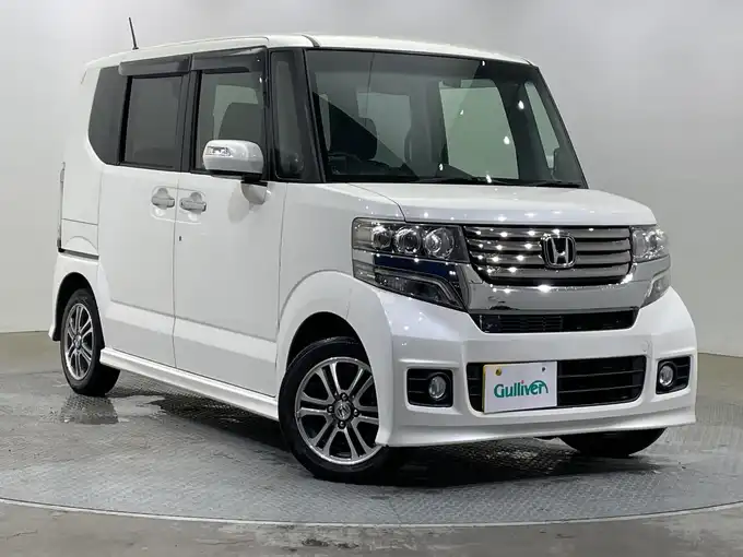 新着情報“Ｎ－ＢＯＸカスタムG・Lパッケージ”2013年式プレミアムホワイトパール入荷しました！