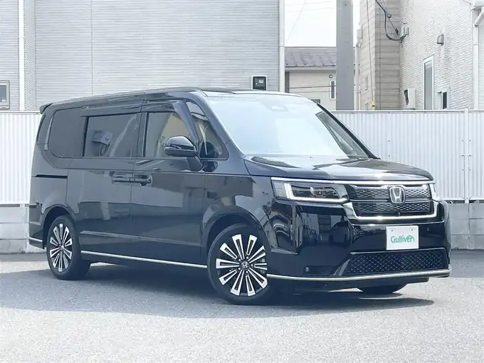 新着情報“ステップワゴンe:HEVスパーダ プレミアムライン”2024年式クリスタルブラックパール入荷しました！
