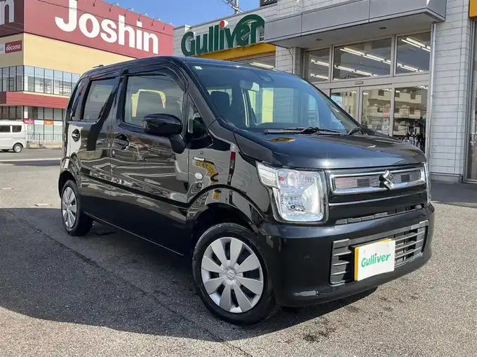 新着情報“ワゴンＲハイブリッドFX”2021年式ブルーイッシュブラックパール3入荷しました！