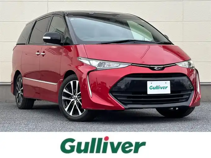 新着情報“エスティマアエラス プレミアム”2017年式ブラック/レッドマイカメタリック 2トーン入荷しました！