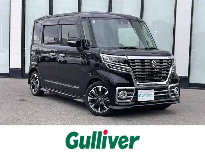 新着情報“スペーシアカスタムハイブリッドXSターボ”2021年式ブルーイッシュブラックパール3入荷しました！