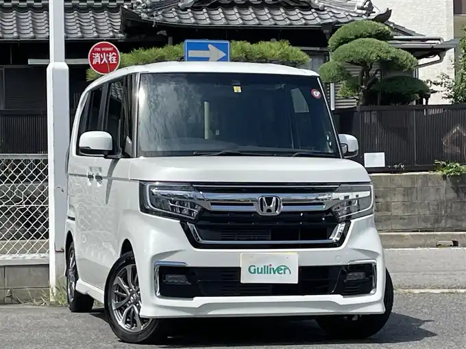 新着情報“Ｎ ＢＯＸカスタム L”2022年式プラチナホワイトパール入荷しました！