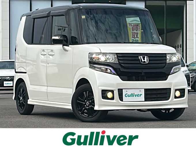 新着情報“Ｎ－ＢＯＸカスタム2トーンカラースタイル G特別仕様車ターボSSパッケージ”2014年式プレミアムホワイトパール入荷しました！