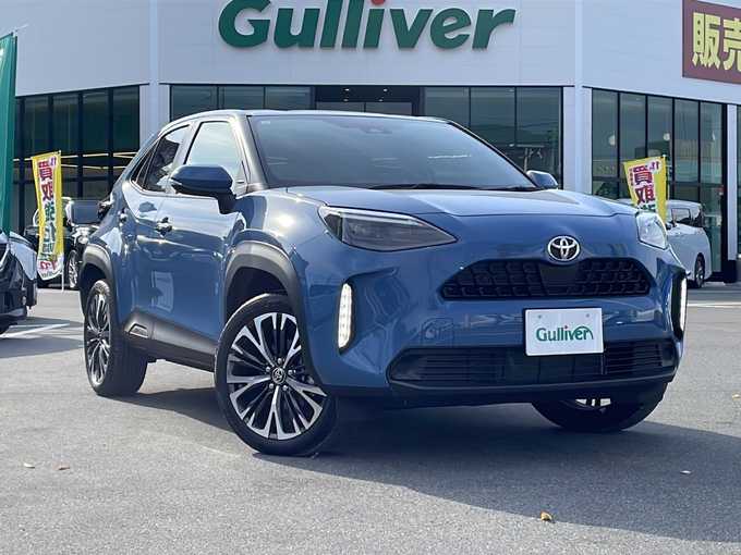 新着情報“ヤリスクロスZ”2023年式グレイッシュブルー入荷しました！