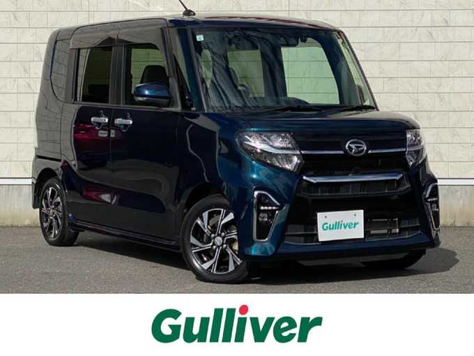 新着情報“タントカスタムX”2021年式レーザーブルークリスタルシャイン入荷しました！