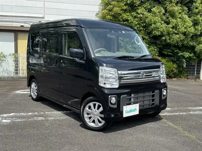 新着情報“エブリイワゴンPZターボ ハイルーフ”2022年式ブルーイッシュブラックパール3入荷しました！