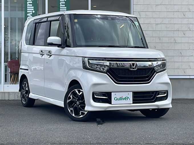 新着情報“Ｎ－ＢＯＸカスタムG・Lターボホンダセンシング”2018年式プラチナホワイトパール入荷しました！