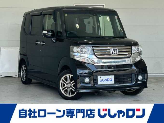 新着情報“Ｎ－ＢＯＸカスタムG特別仕様車SSパッケージ”2014年式スマートブラック入荷しました！