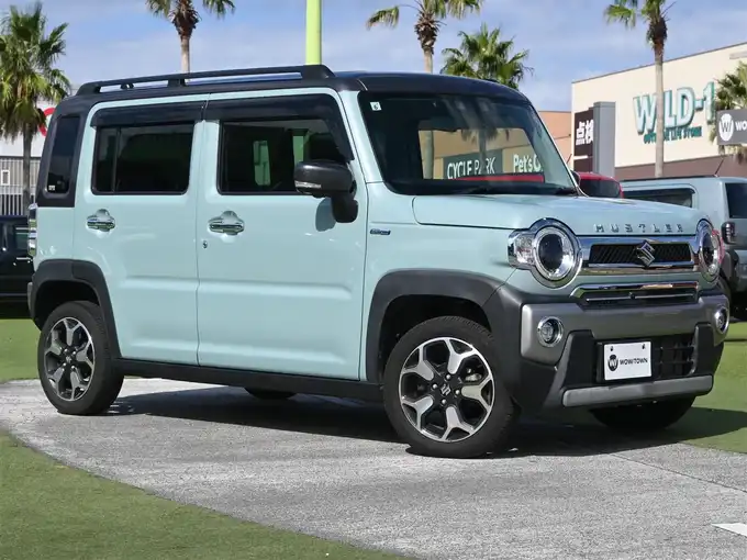 新着情報“ハスラーJスタイル”2021年式オフブルーメタリック/ガンメタリック2トーンルーフ入荷しました！