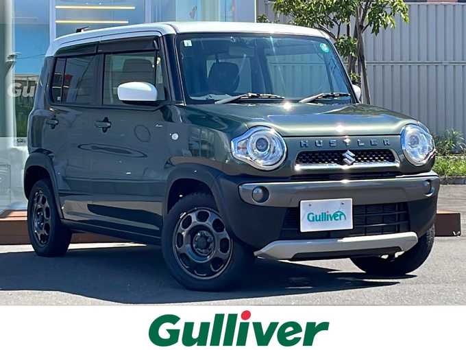 新着情報“ハスラーFリミテッド セットオプション装着車”2017年式クールカーキパールメタリック/ホワイト2トーンルーフ入荷しました！