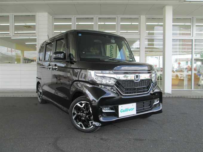 新着情報“Ｎ－ＢＯＸカスタムG・Lターボホンダセンシング”2019年式クリスタルブラックパール入荷しました！