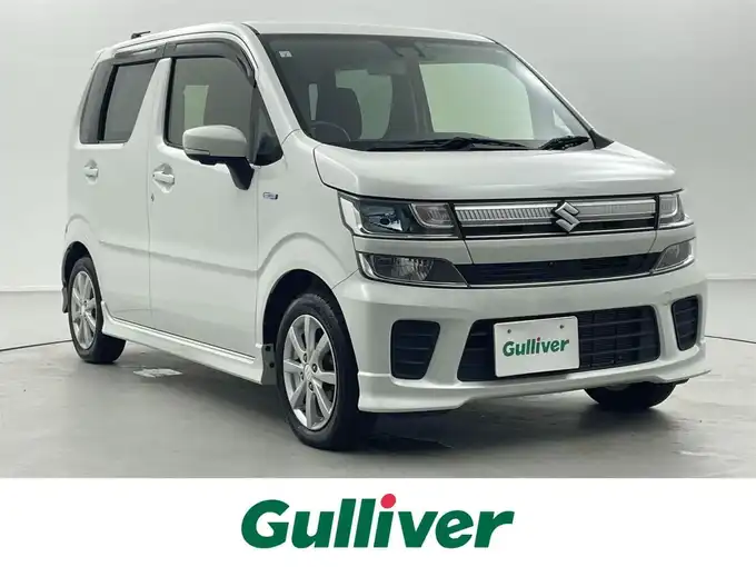 新着情報“ワゴンＲハイブリッドFZ セーフティパッケージ装着車”2019年式ピュアホワイトP入荷しました！