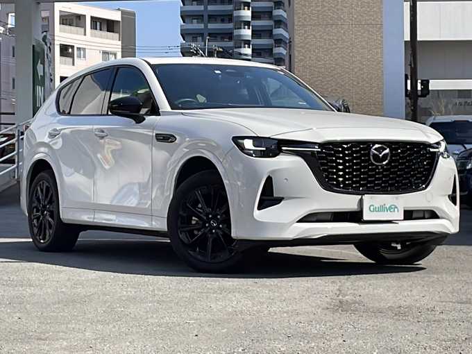 新着情報“ＣＸ－６０XD HV プレミアムスポーツ”2022年式ロジウムホワイトプレミアムメタリック入荷しました！