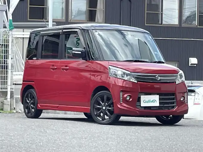 新着情報“スペーシアカスタムXS”2014年式フェニックスレッドパール/ブルーイッシュブラックパール入荷しました！