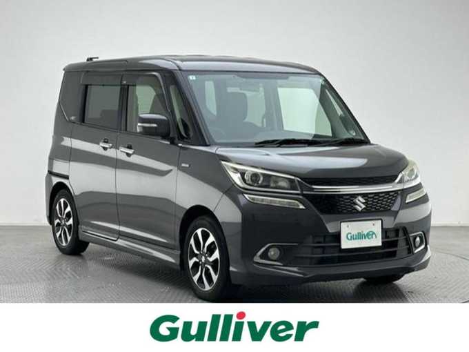 新着情報“ソリオバンディットFリミテッド デュアルカメラブレーキサポート装着車”2017年式ミネラルグレーM入荷しました！