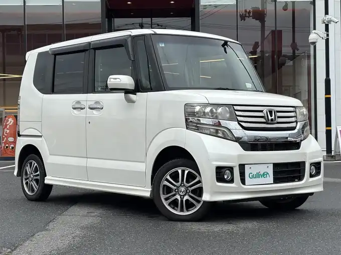 新着情報“Ｎ－ＢＯＸ＋カスタムG・Lパッケージ”2013年式プレミアムホワイトパール入荷しました！