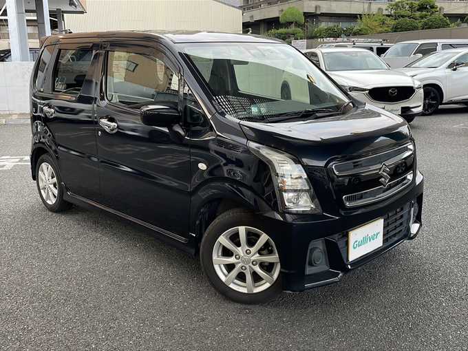 新着情報“ワゴンＲスティングレーL セーフティパッケージ装着車”2017年式ブルーイッシュブラックパール3入荷しました！