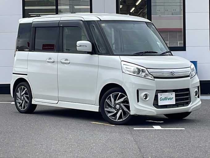 新着情報“スペーシアカスタムTS（レーダーブレーキサポート装着車）”2014年式パールホワイト入荷しました！