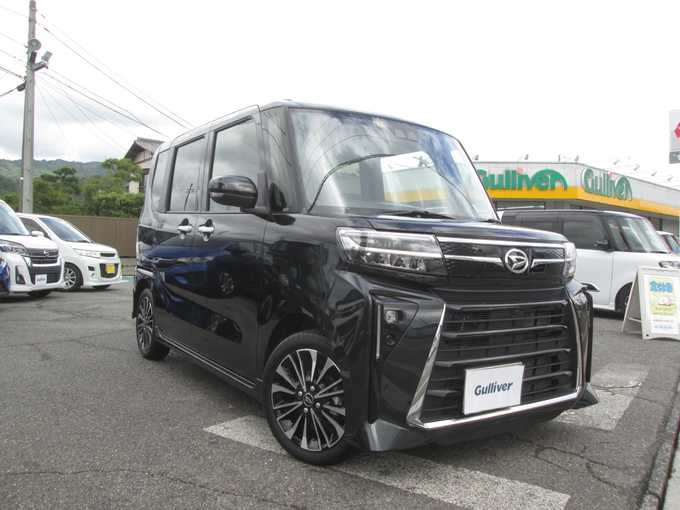 新着情報“タントカスタム RS”2023年式ブラックマイカメタリック入荷しました！