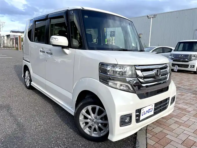 新着情報“Ｎ－ＢＯＸカスタムG・ターボLパッケージ”2016年式プレミアムホワイトパールⅡ入荷しました！