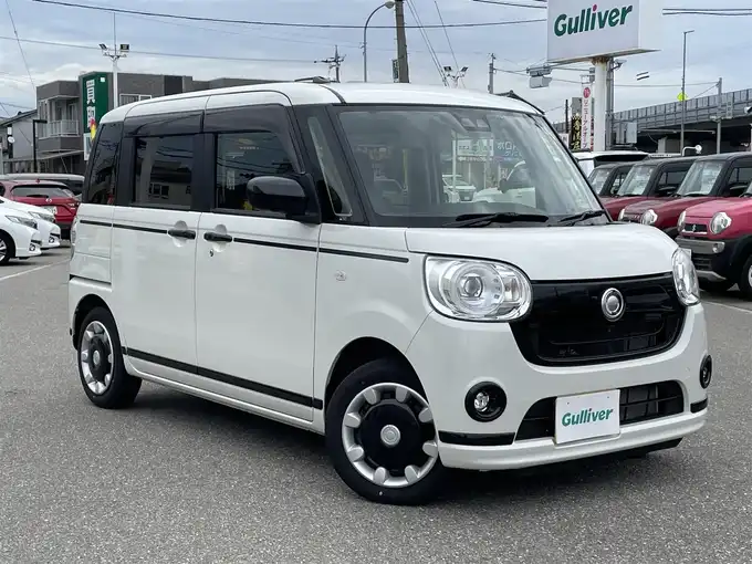 新着情報“ムーヴキャンバスGブラックアクセントVS SAⅢ”2022年式パールホワイトⅢ入荷しました！