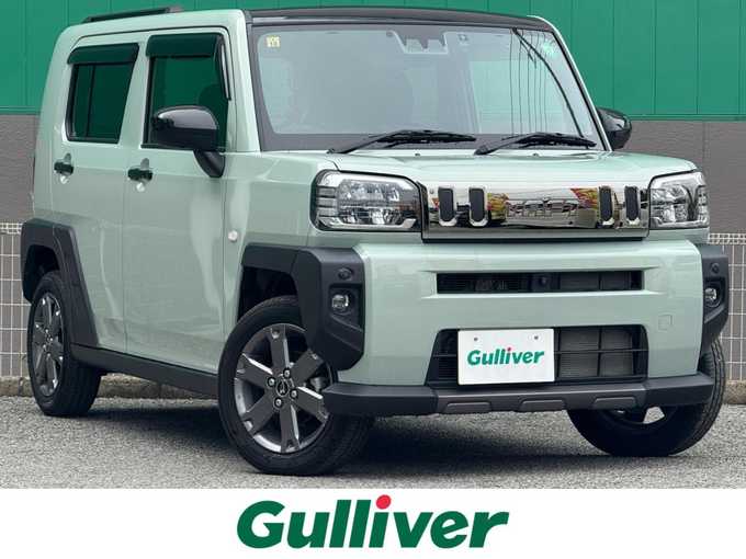 新着情報“タフトG ダーククロムベンチャー eco IDLE非装着車”2023年式セラミックグリーンM入荷しました！