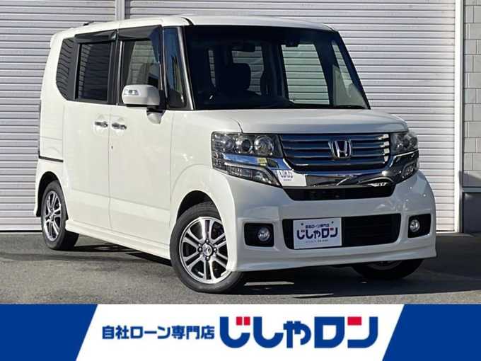 新着情報“Ｎ－ＢＯＸカスタムG特別仕様車SSパッケージ”2014年式プレミアムホワイトパール入荷しました！
