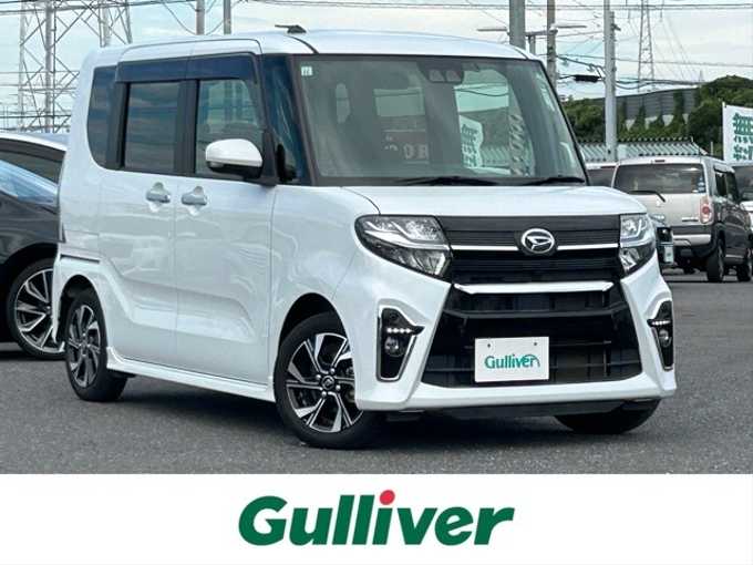 新着情報“タントカスタムX”2021年式シャイニングホワイトパール入荷しました！