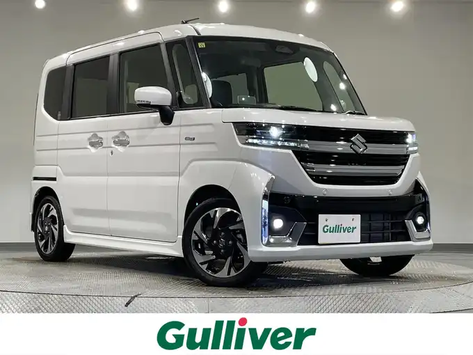 新着情報“スペーシアカスタムハイブリッドXS”2023年式ピュアホワイトP入荷しました！